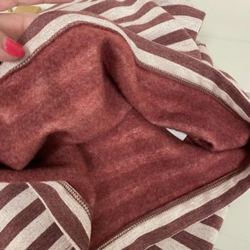 J.Crew Womens Lot Of 2 Pullover Sweatshirt‎ red blue White Striped Stretch S - Picture 4 of 7